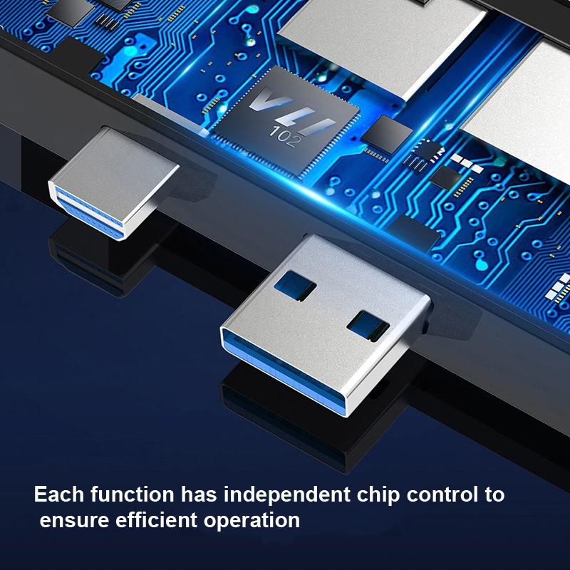 Usb 3.0 Hub Docking Station For Surface Pro 7 6