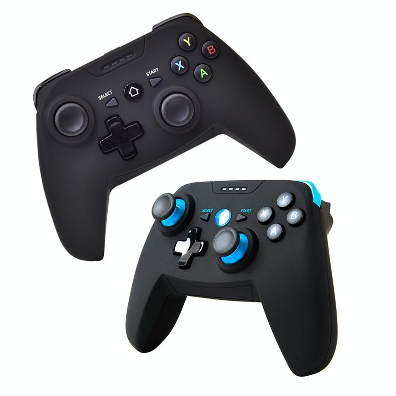 Wireless Game Controller for Android / Ios / Pc / Ps3 with Bluetooth & 2.4ghz Includes Handle Bracket and Receiver - Blue 3
