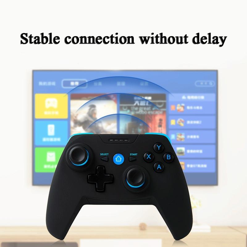 Wireless Game Controller for Android / Ios / Pc / Ps3 with Bluetooth & 2.4ghz Includes Handle Bracket and Receiver - Blue 5