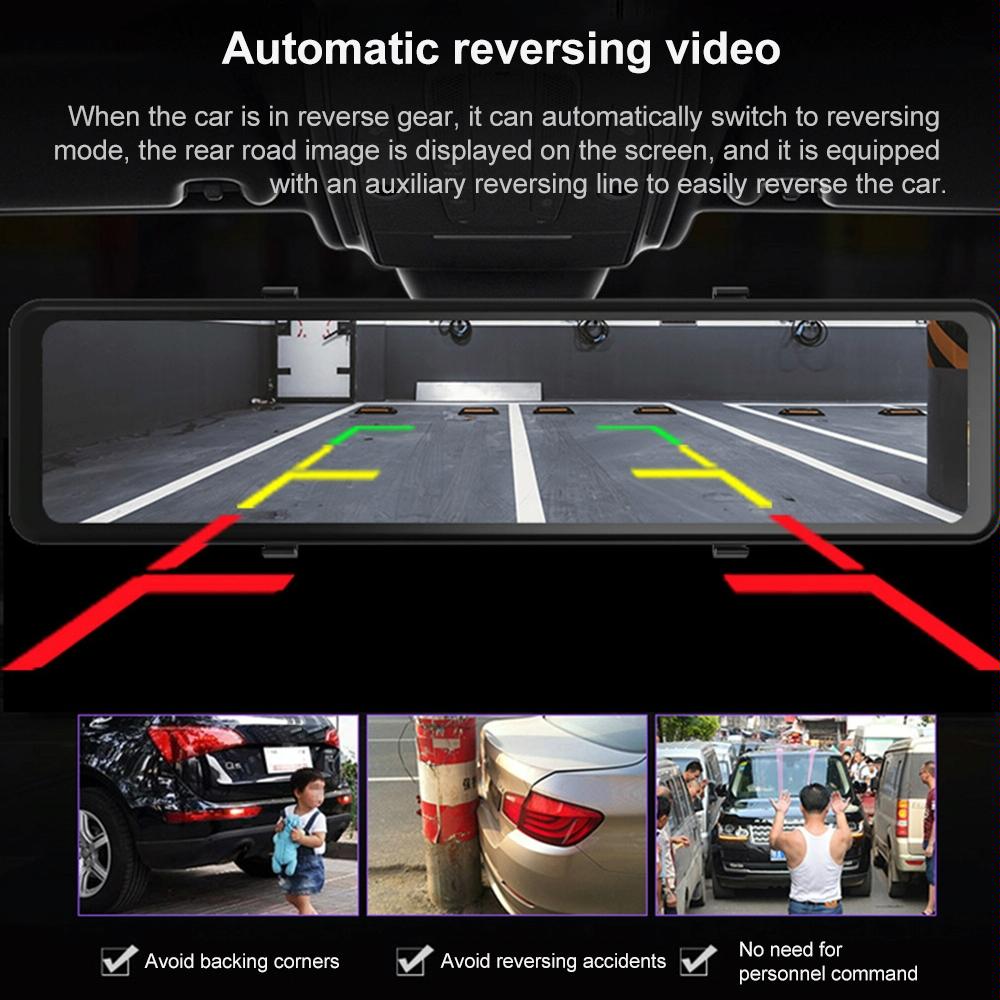 10.88 Ips Touch Screen Car Dvr Recorder - Ultra Hd 1080p 7