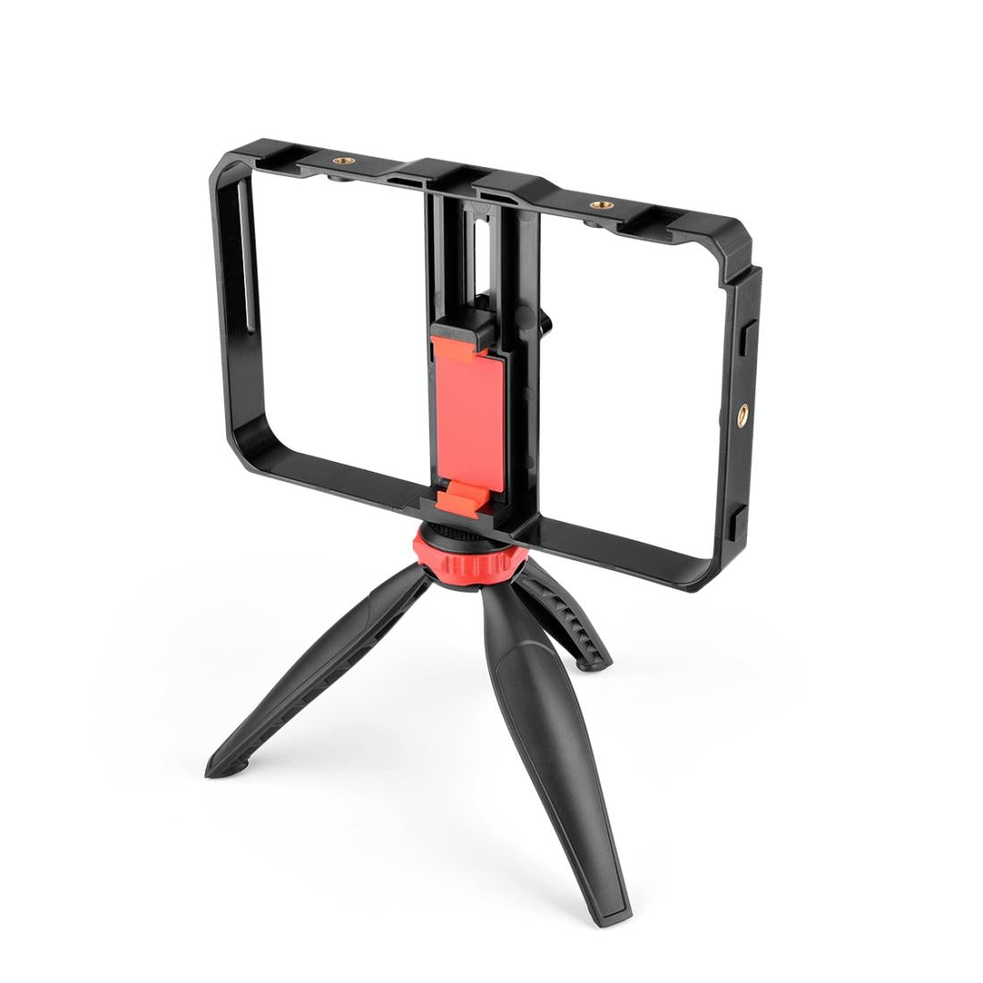 Vlogging Video Rig With Led Light Mic & Tripod 9