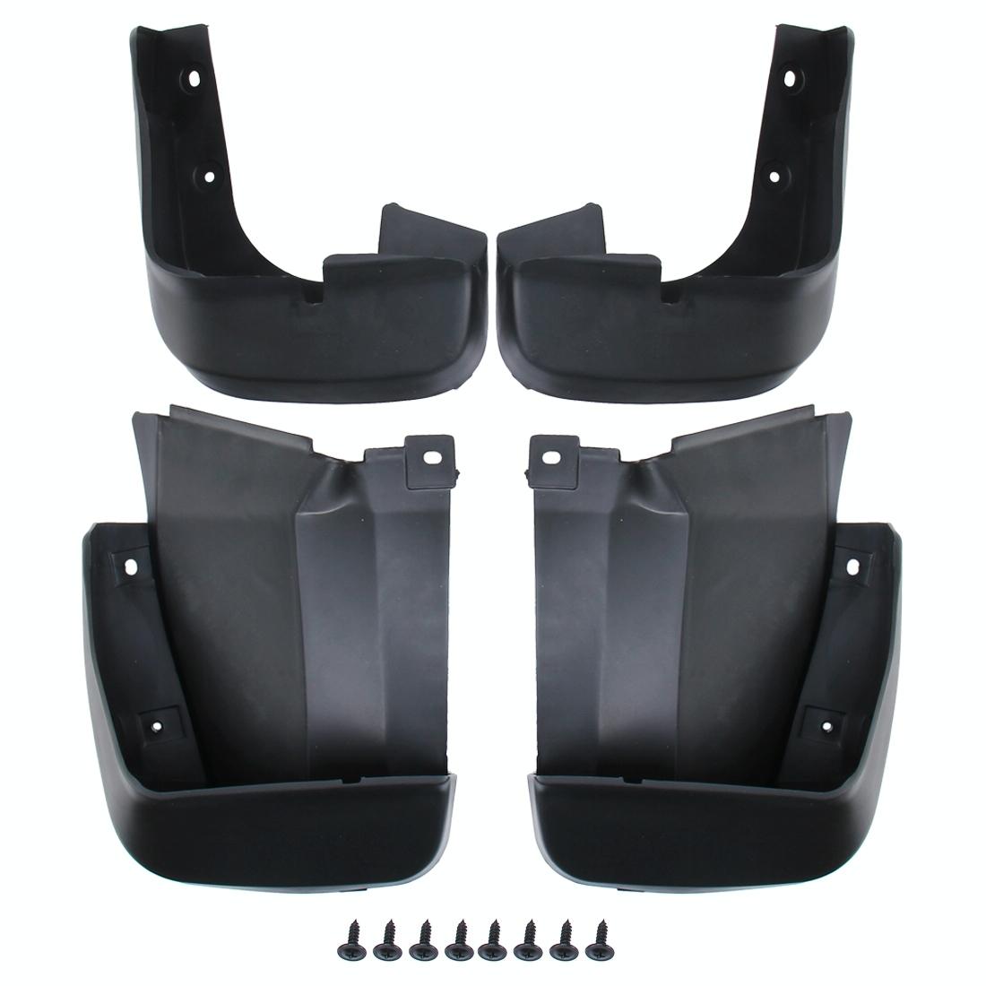 4 Pcs Car Auto Semi-Rigid Pvc Splash Flaps Fender Guard For Honda 8Th Series Civic 8