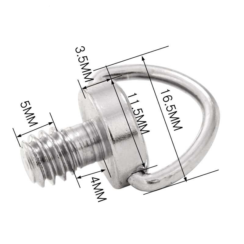 2 Quick Release Plate Screws 1 / 4 Inch Adapter Mount 3