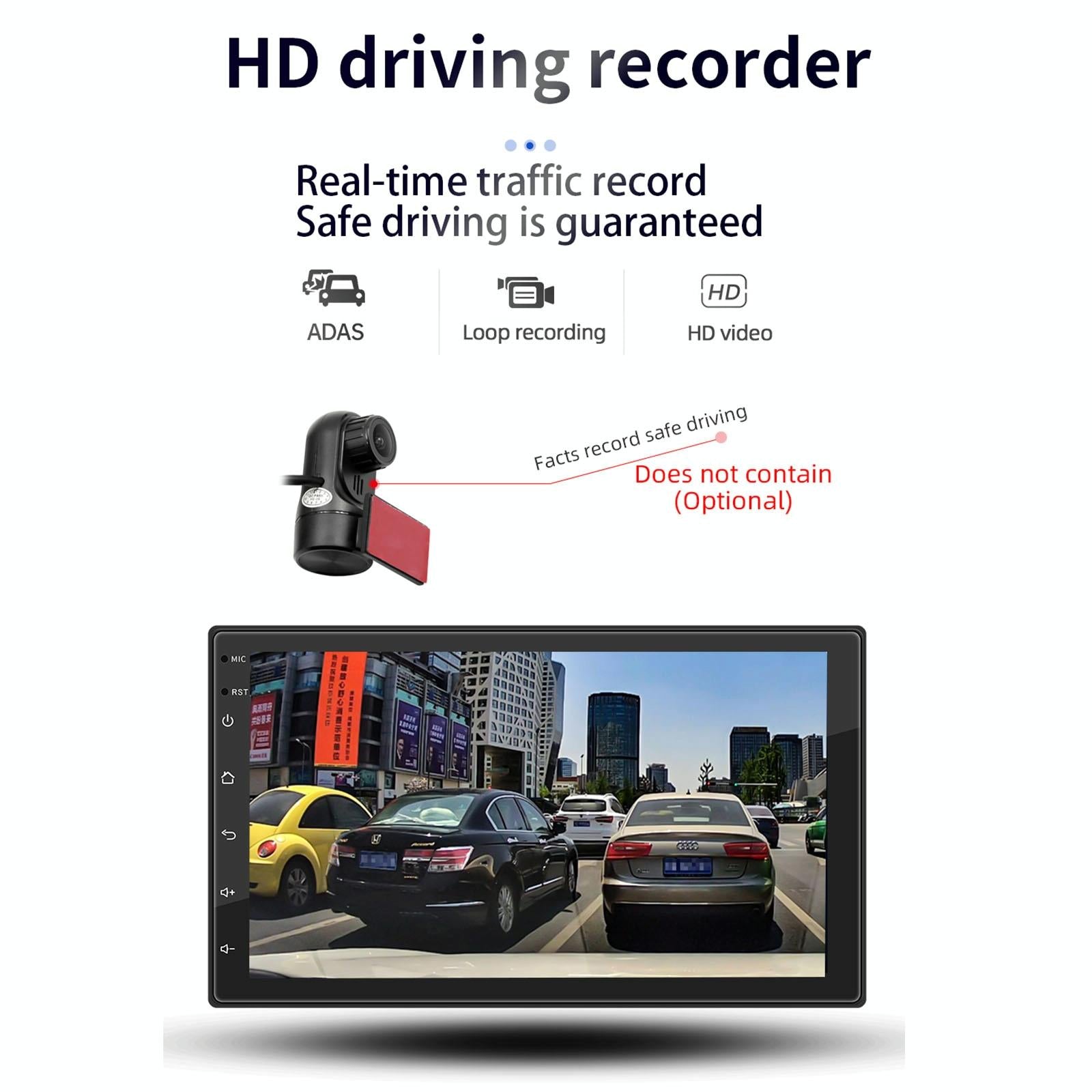 7 Inch Ips Car Android Player Gps Navigation Bluetooth Fm Wifi Steering Wheel Control 5