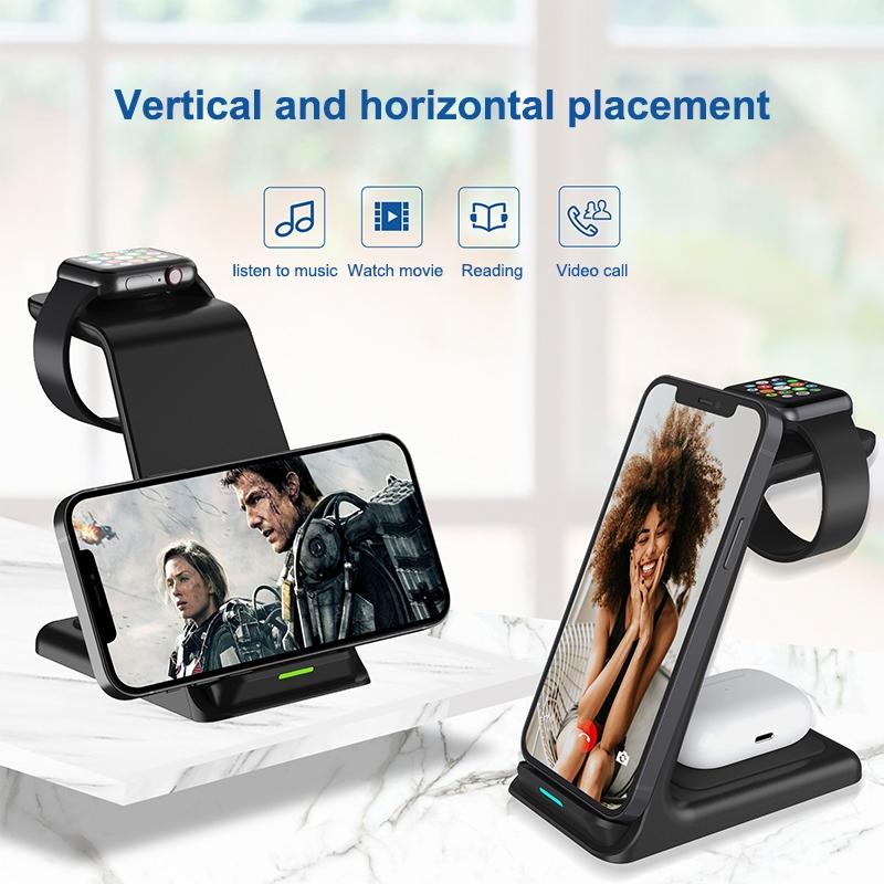 3 In 1 Wireless Charger For Iphone Airpods And Apple Watch 6