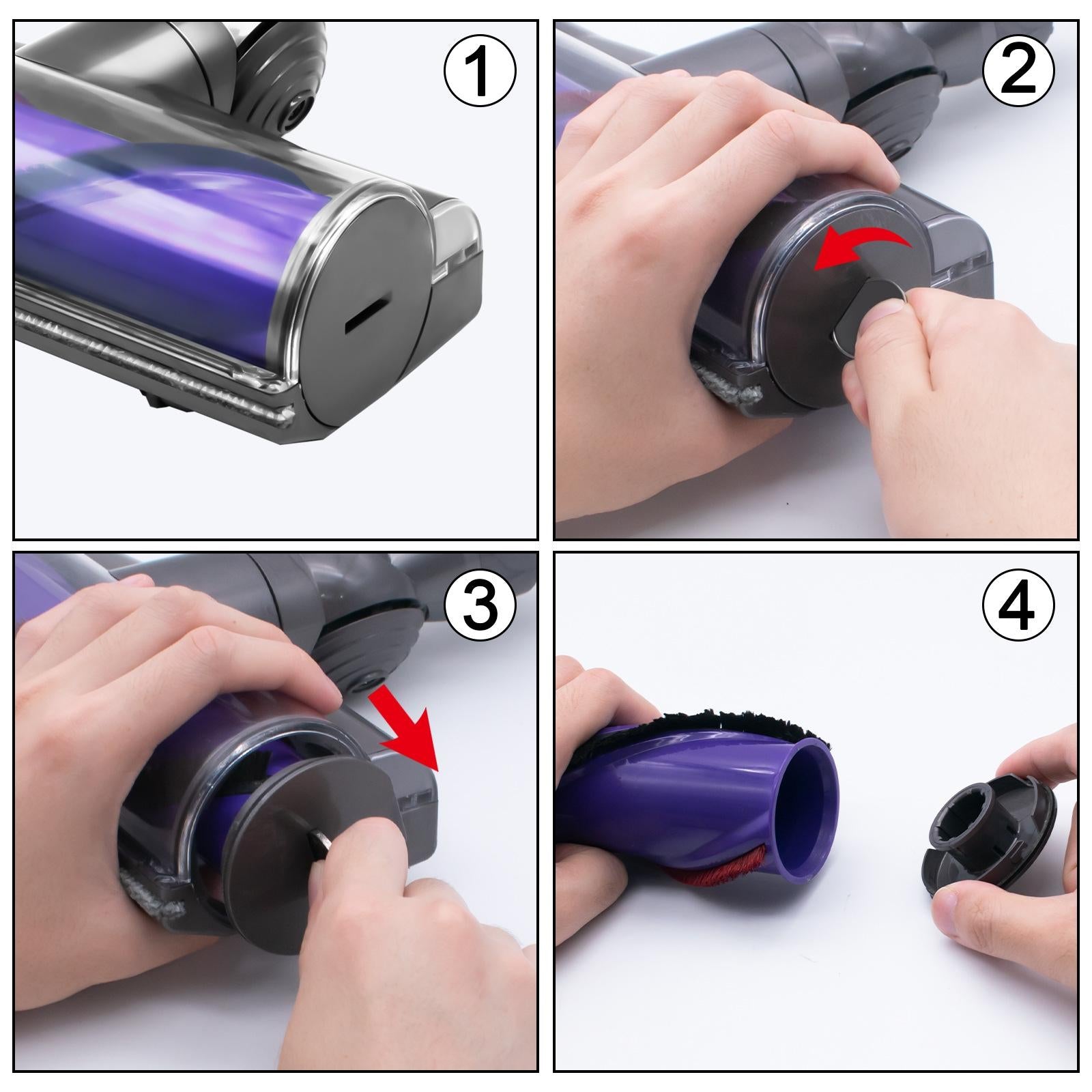 Vacuum Cleaner Brush Head End Cap for Dyson V8 / V10 / V11 / V15 7