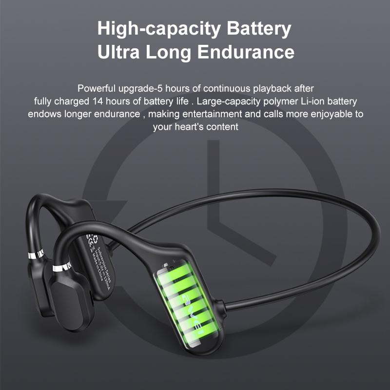 Wireless Sports Bluetooth Headset with Air Conduction - 5.0 11