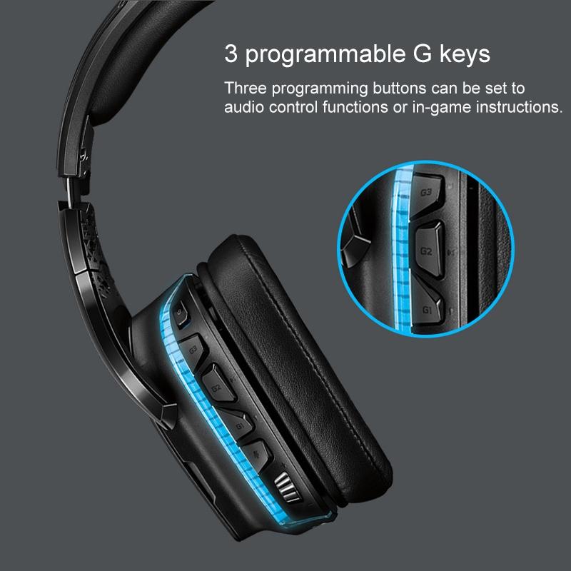 Wireless Dual-Mode Gaming Headset With Noise Reduction 8