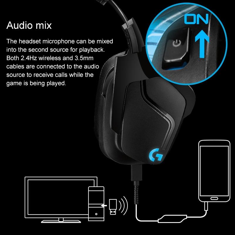 Wireless Dual-Mode Gaming Headset With Noise Reduction 11
