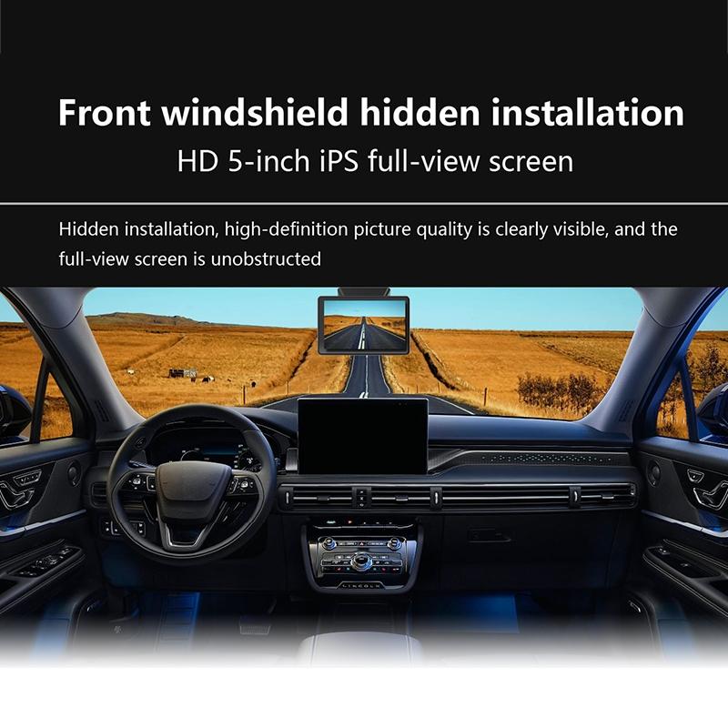 Hd Night Vision Car Front and Rear Dash Cam - 5 Screen 5