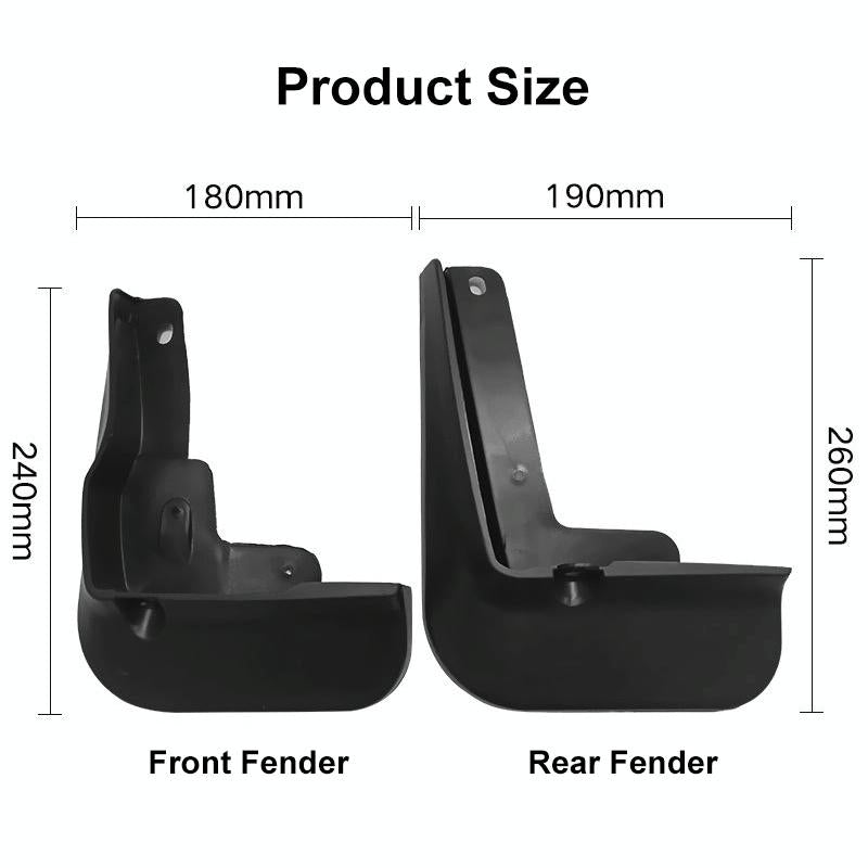 For Toyota Camry Sport 2018-2021 4Pcs / Set Car Auto Soft Plastic Splash Flaps Fender Guard 4