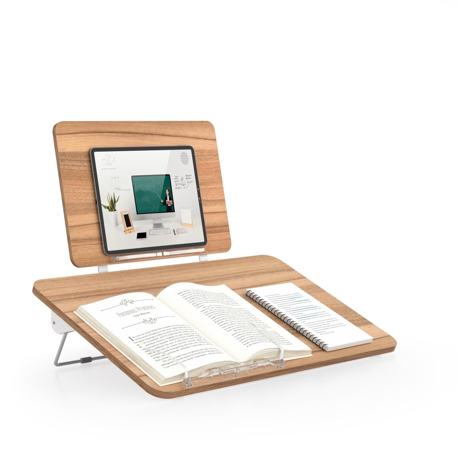 Portable Folding Book Stand for Home Dorm and Desktop 3