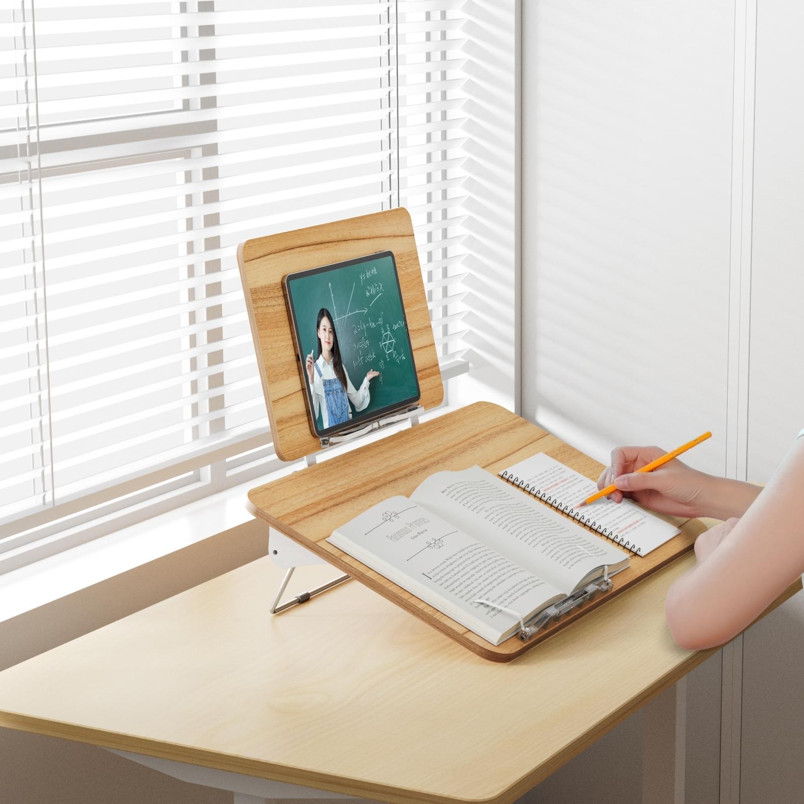 Portable Folding Book Stand for Home Dorm and Desktop 5