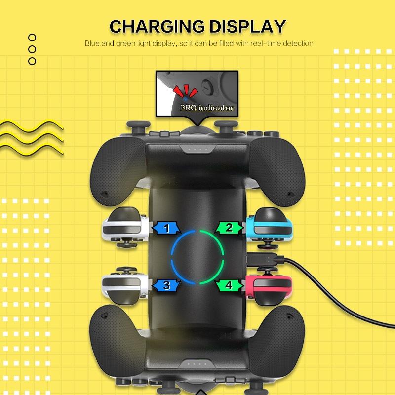 Versatile 6-in-1 Joycon Holder for Nintendo Switch 7