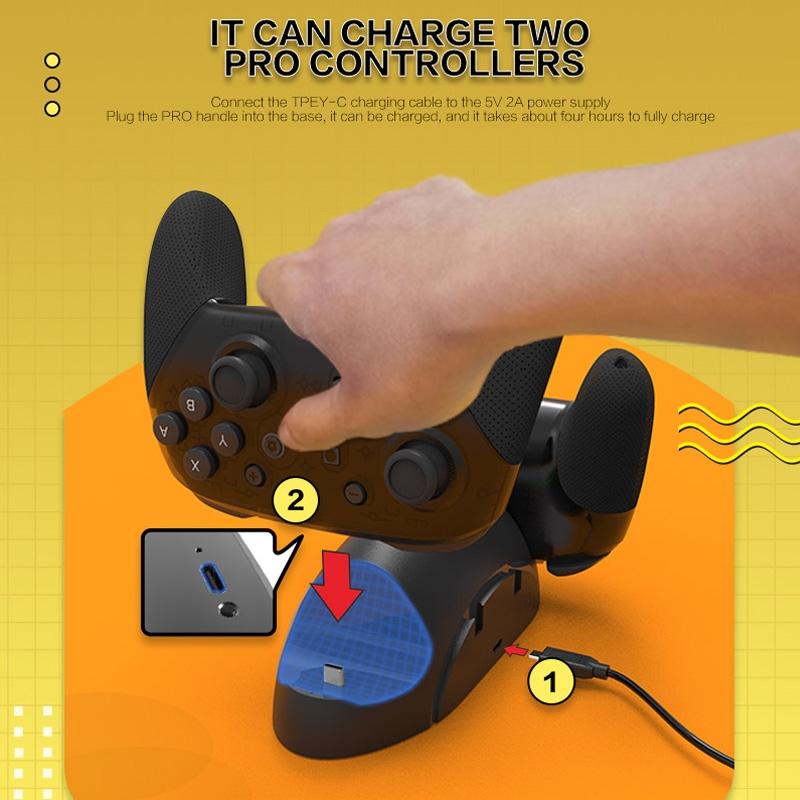 Versatile 6-in-1 Joycon Holder for Nintendo Switch 8
