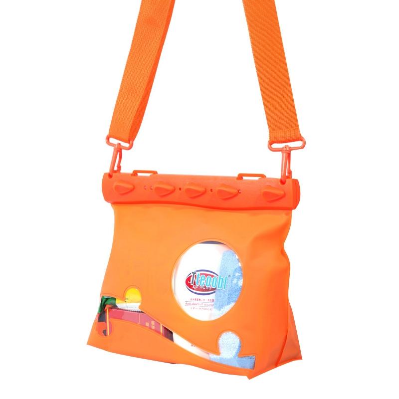 Large One Shoulder Crossbody Diving Bag Waterproof & Versatile Orange