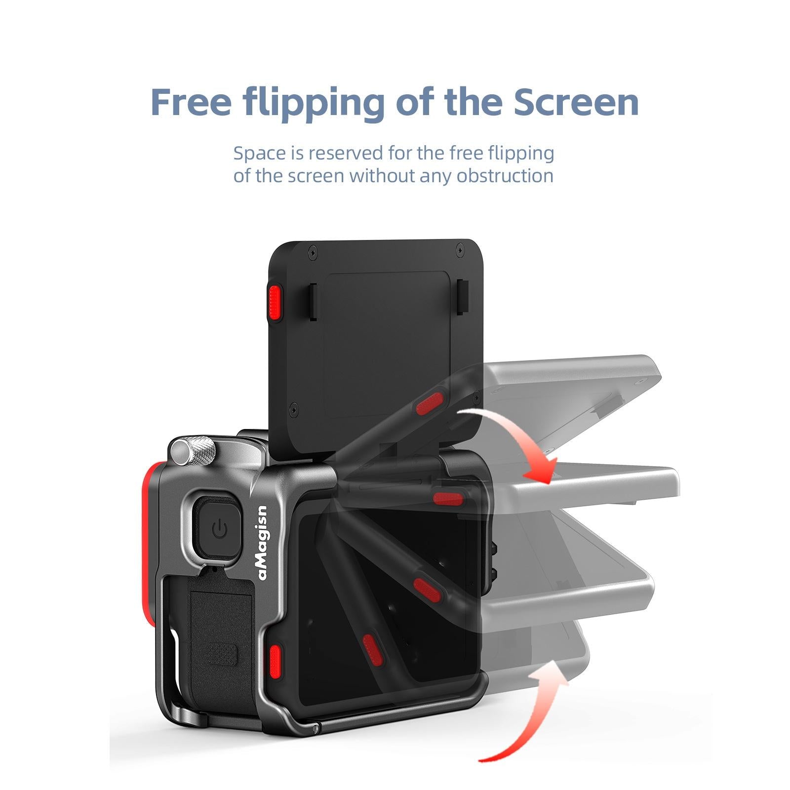 Metal Rabbit Cage Protective Frame for Insta360 Ace Pro / Ace Amagisn 11