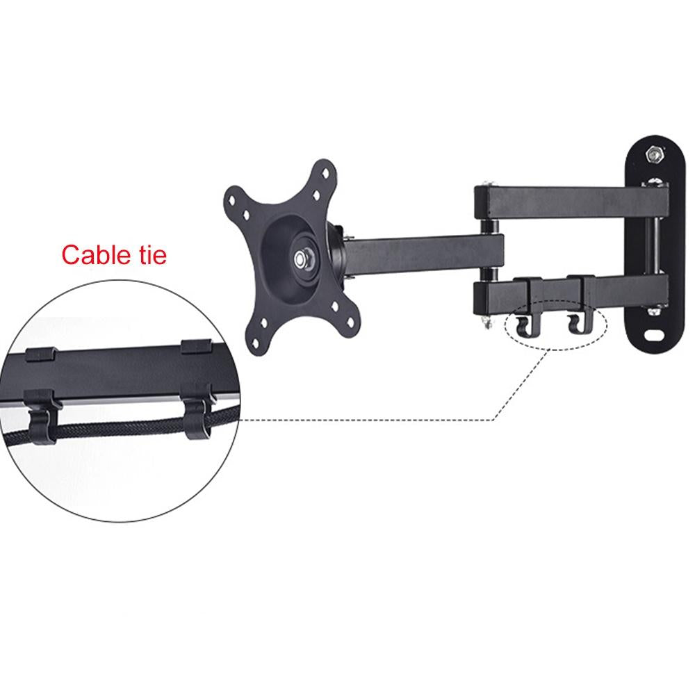 Universal Rotatable Retractable Monitor Wall Mount - 14-27 Inch 4