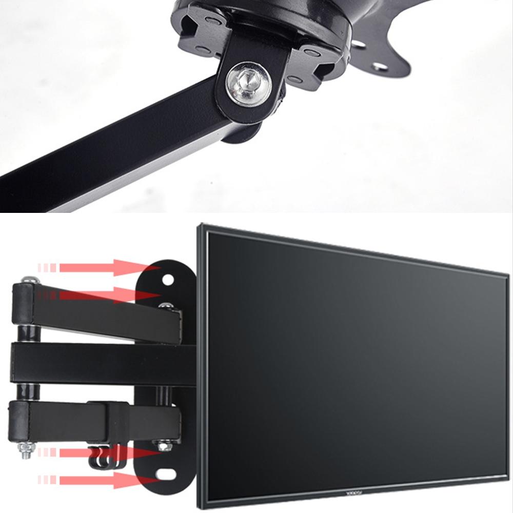 Universal Rotatable Retractable Monitor Wall Mount - 14-27 Inch 5