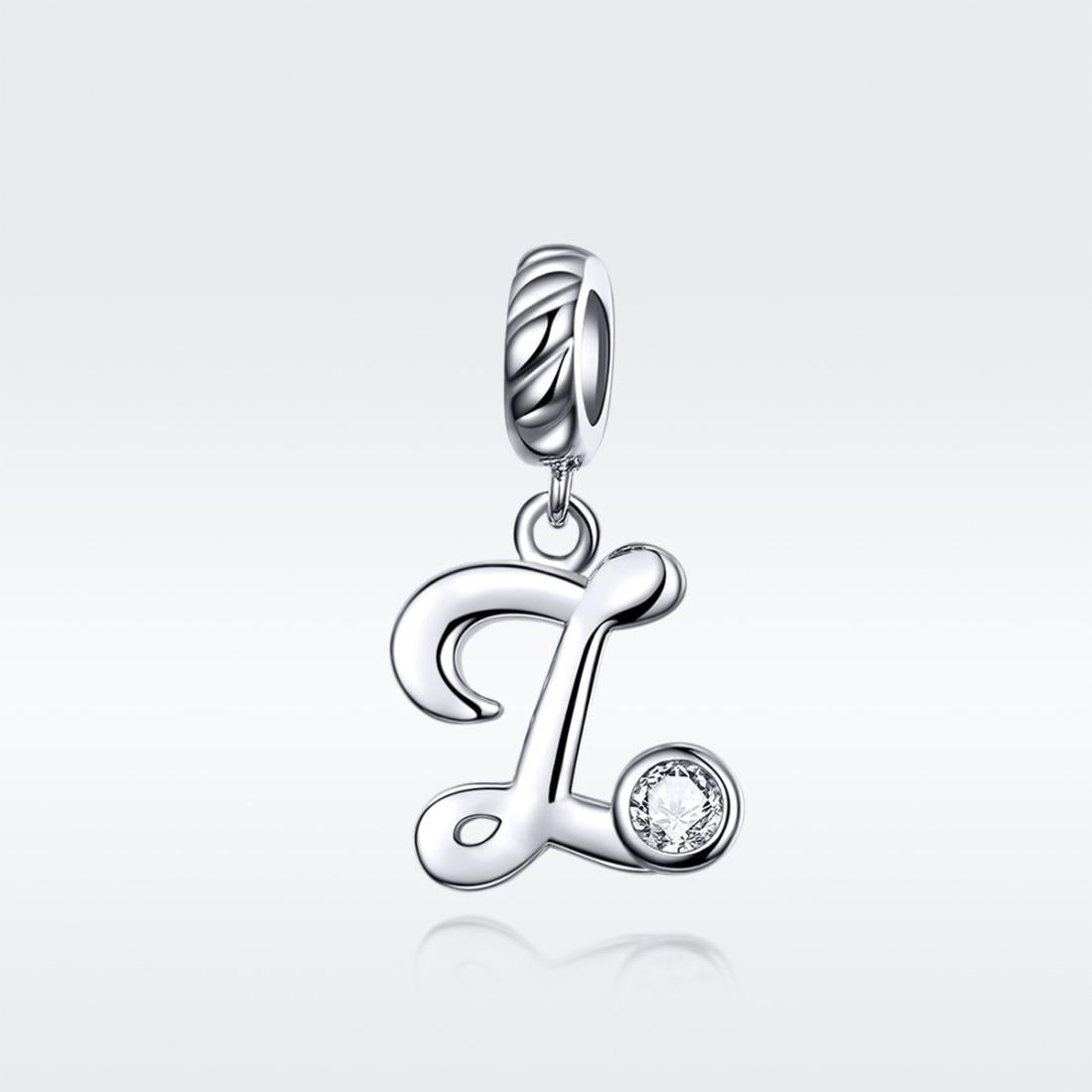 925 Sterling Silver 26 English Letter Beads For Diy Bracelets & Necklaces Style - Z 3