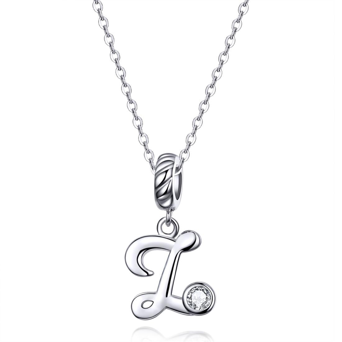 925 Sterling Silver 26 English Letter Beads For Diy Bracelets & Necklaces Style - Z 4