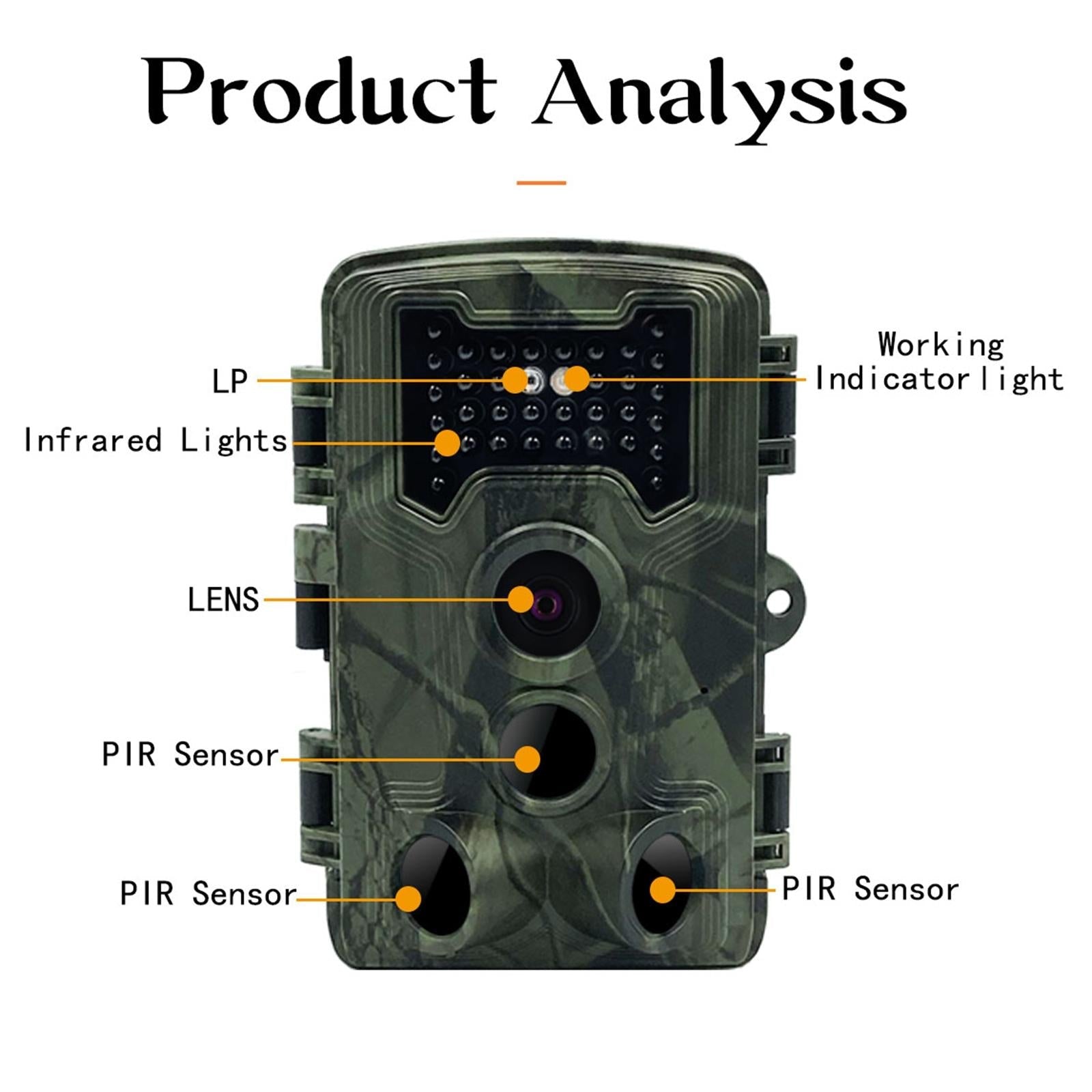 2 Lcd Infrared Trail Camera With Night Vision For Wildlife Hunting 4