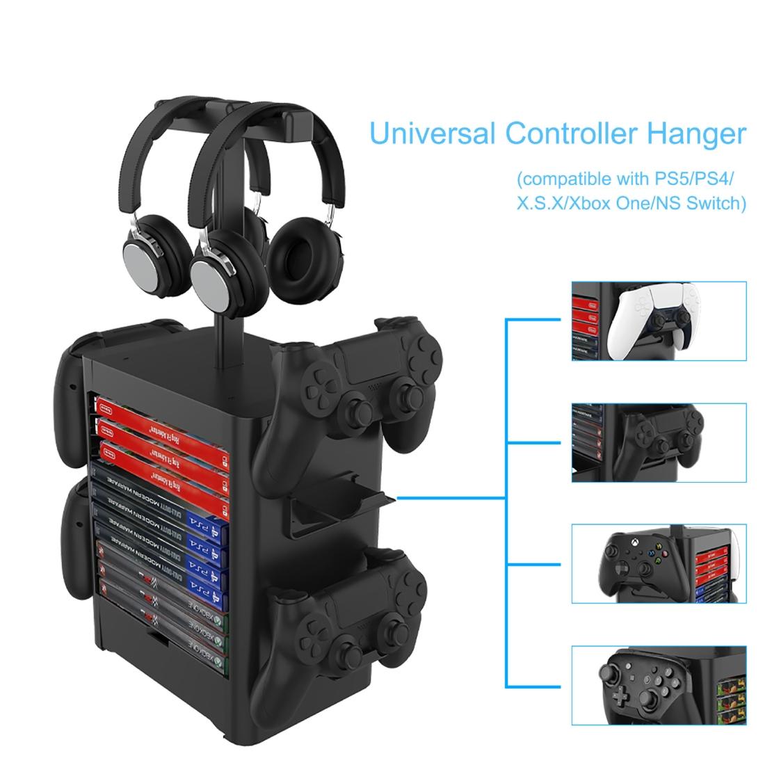 Ps5 / Xsx Game Disc & Headphone Storage Rack 5