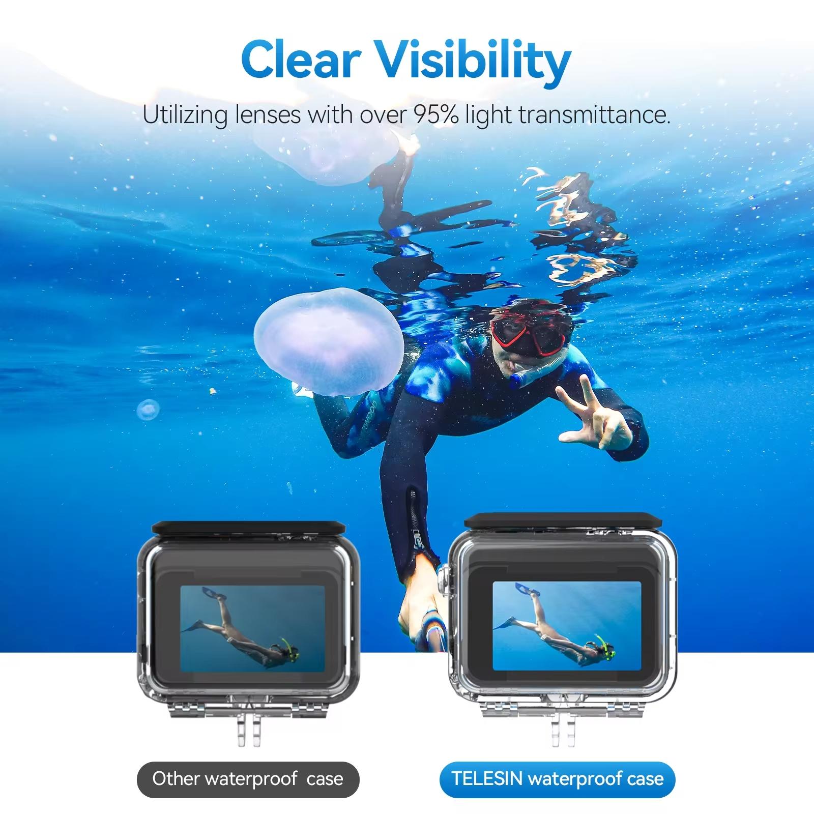 Waterproof Diving Housing for Insta360 Ace Pro Camera - 45m Depth 5
