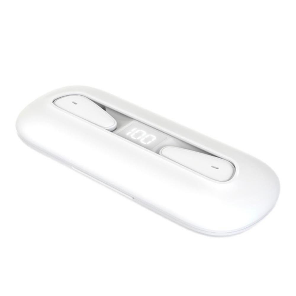Waterproof Bluetooth 5.0 Earphones with Charging Box - White Deer Series 3