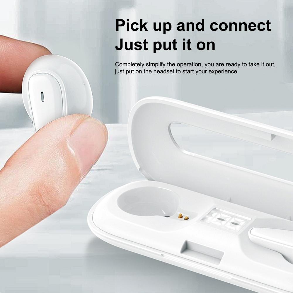 Waterproof Bluetooth 5.0 Earphones with Charging Box - White Deer Series 7