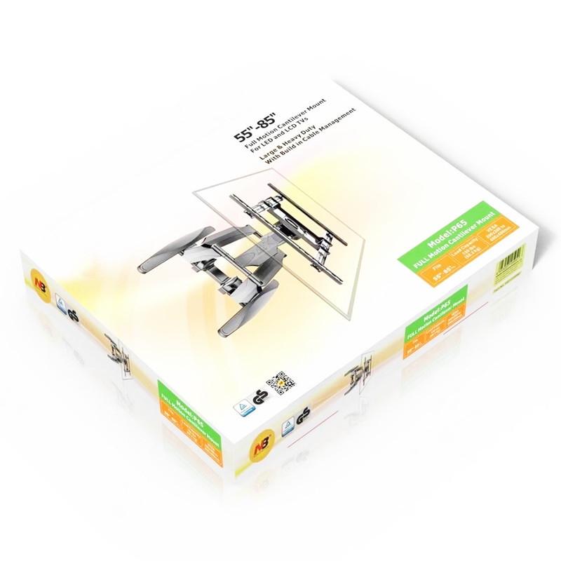 Swivel Tv Wall Mount for 55-85 Led / Lcd - All-moving Cantilever Design 6