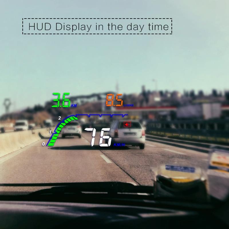 4 Inch Obd2 Head Up Display Car Speed Revolving Speed Fuel Consumption Fault Code Detection & Elimination 8
