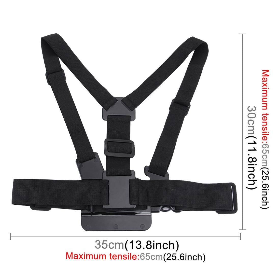 Universal Body Mount Belt for Action Cameras with j Hook and Long Screw 5