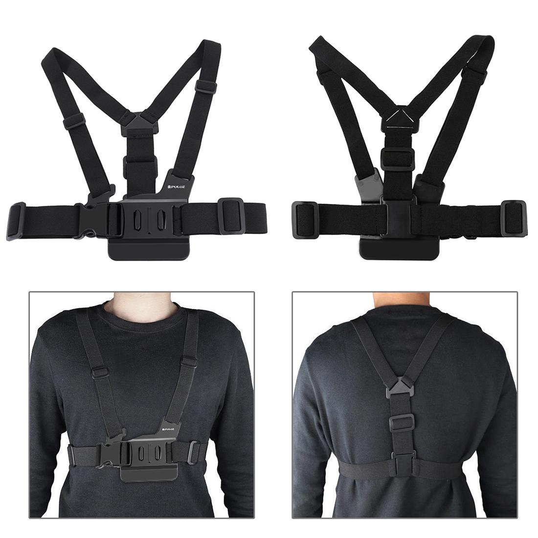 Universal Body Mount Belt for Action Cameras with j Hook and Long Screw 7