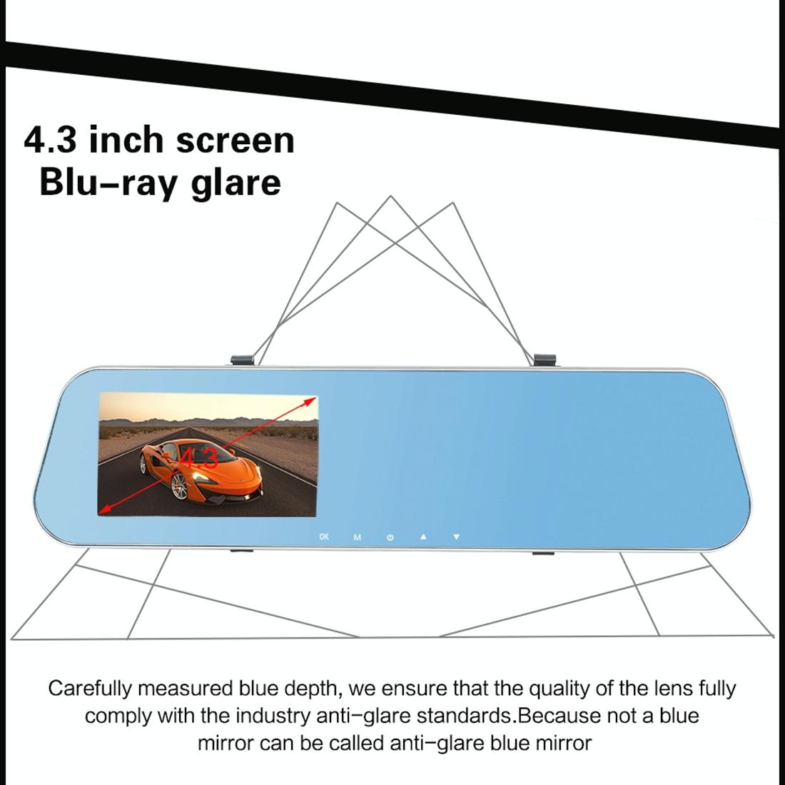 4.3 Dual Camera Vehicle Dvr with Full Hd 1080p Display 10
