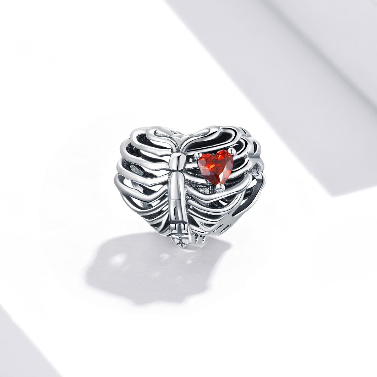 925 Sterling Silver Heart Beads For Diy Bracelets & Necklaces 3