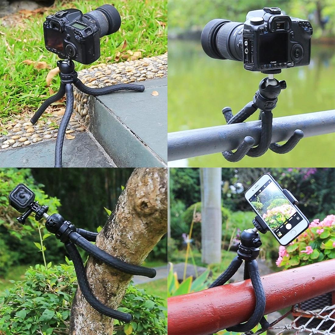 Flexible Mini Octopus Tripod with Ball Head for Slr Cameras Gopro and Cellphones - 30cmx5cm 3