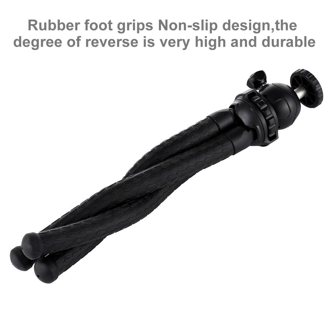 Flexible Mini Octopus Tripod with Ball Head for Slr Cameras Gopro and Cellphones - 30cmx5cm 6