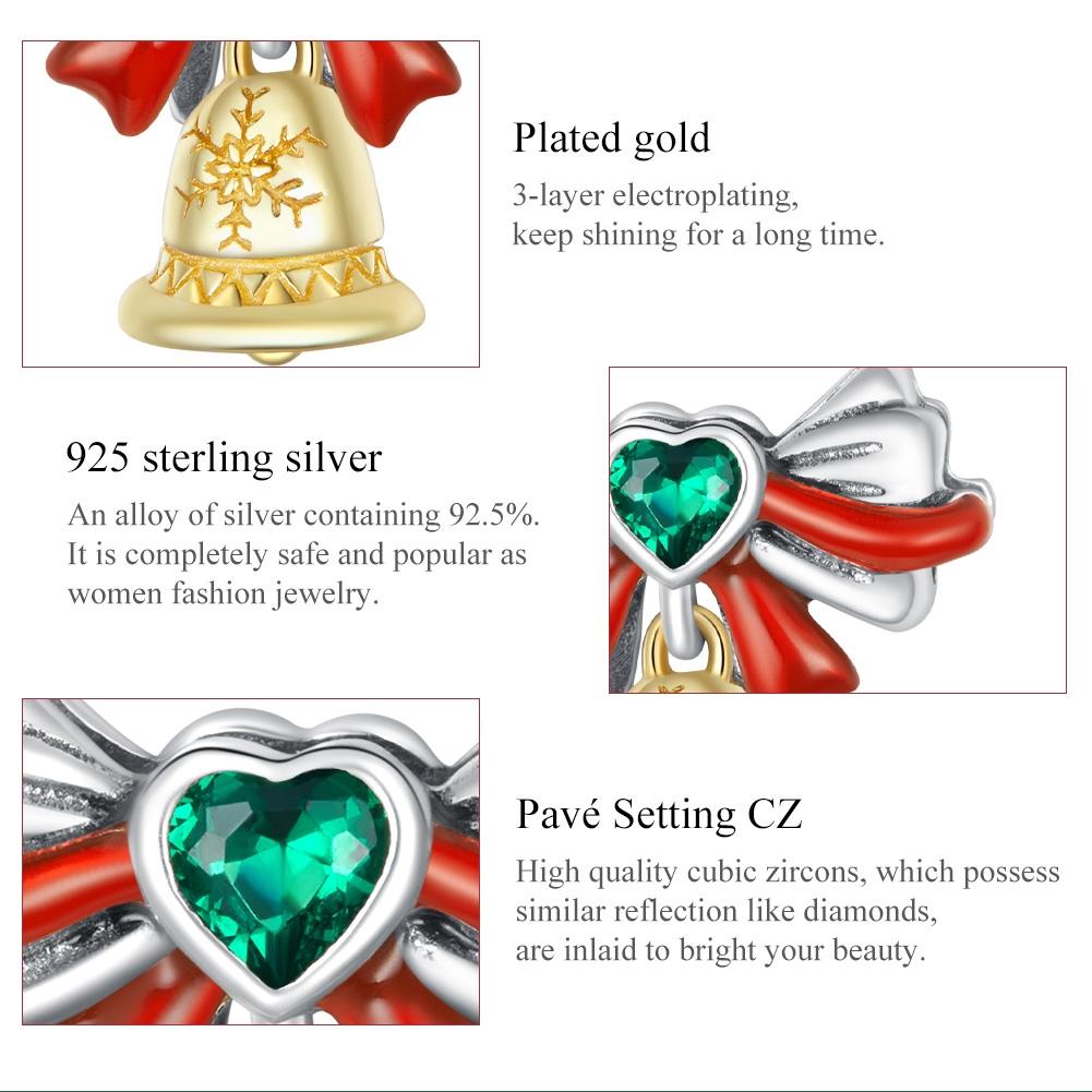 925 Sterling Silver Diy Bell Beads For Bracelets & Necklaces 6