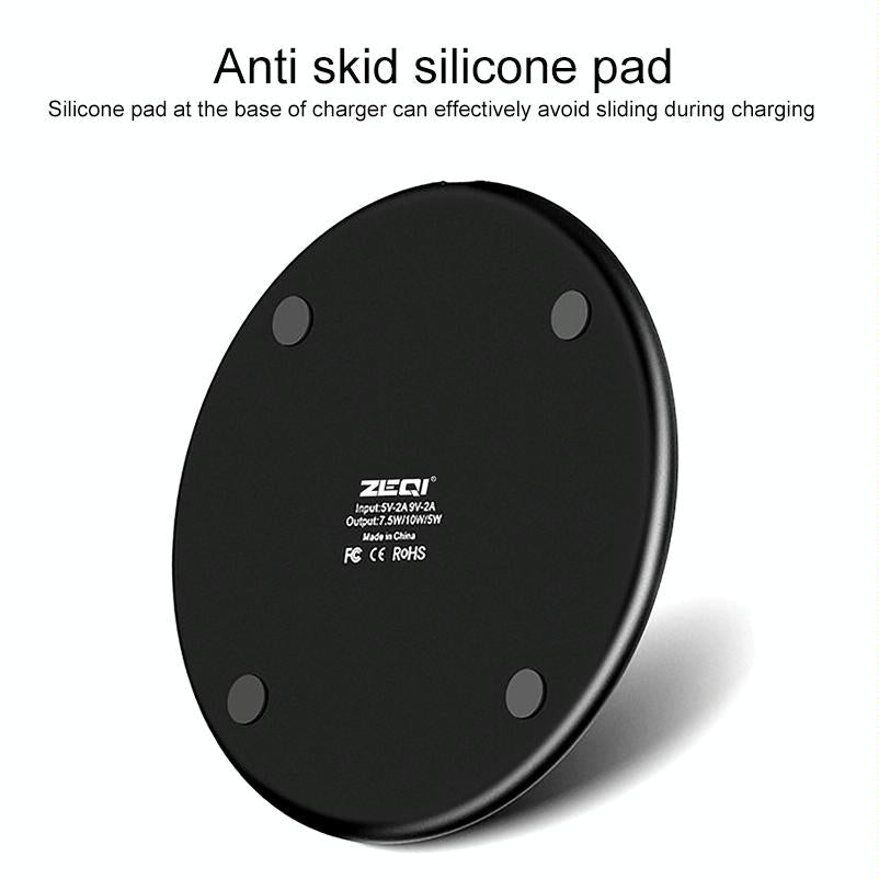 10W Non Slip Smart Cooling Wireless Charger 4