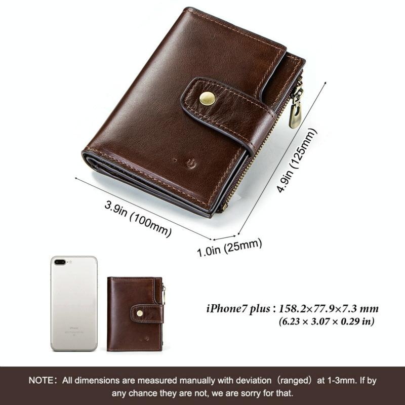 Rfid-protected Smart Bluetooth Leather Wallet 4