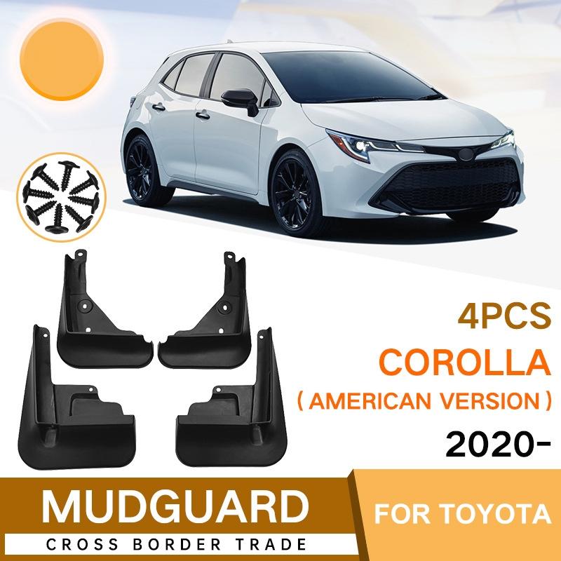 For Toyota Corolla 2020-2023 Us 4Pcs / Set Car Auto Soft Plastic Splash Flaps Fender Guard 3