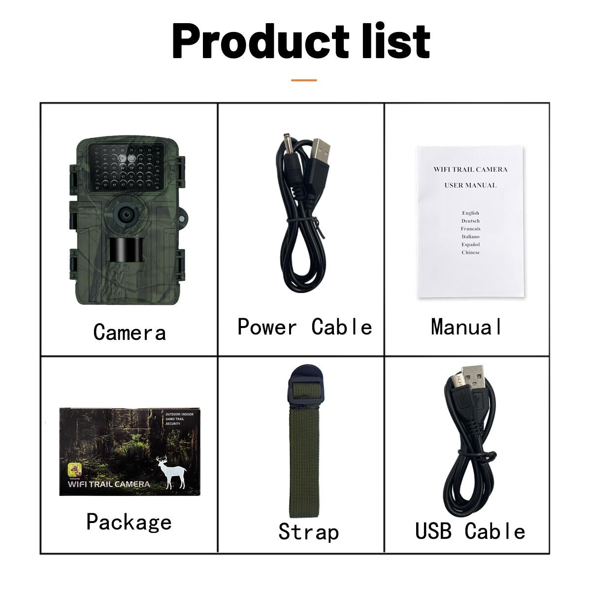 1080p Wifi Infrared Night Vision Hunting Camera with 2 Lcd Screen 8