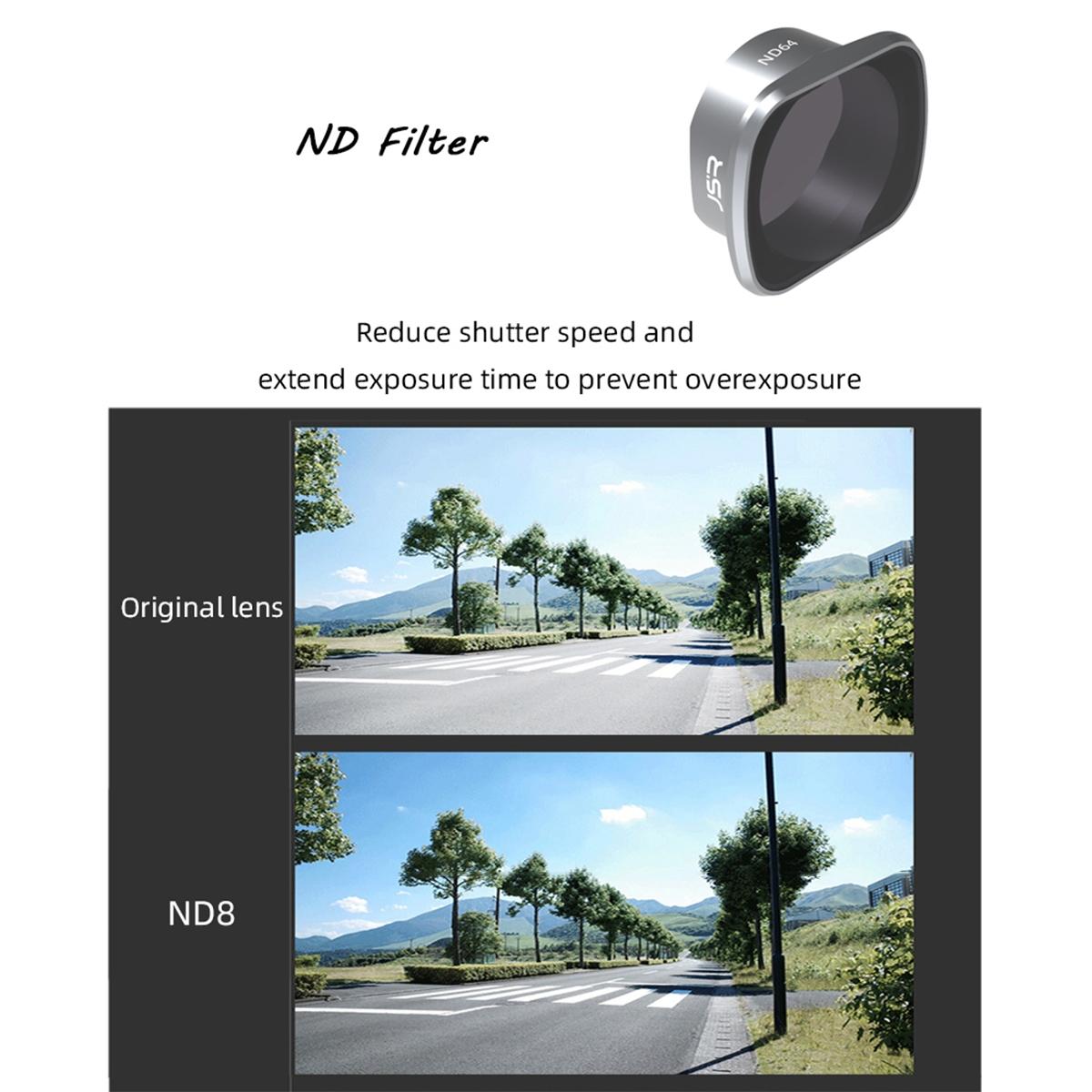 4-in-1 Lens Filter for Dji Fpv with Aluminum Alloy Frame 4