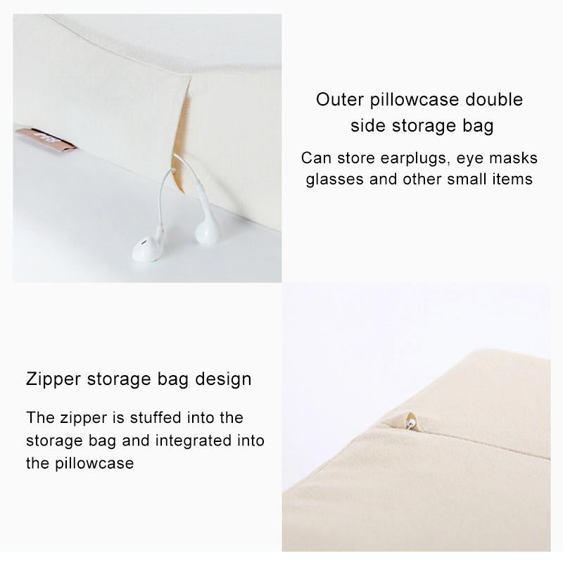 8H Z2 Natural Latex Pillow Soft & Breathable With Cotton Pillowcase 5