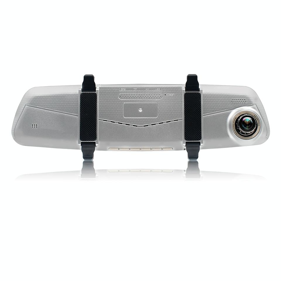 7 Lcd Touch Screen Rear View Mirror Car Recorder with Separate Camera 10