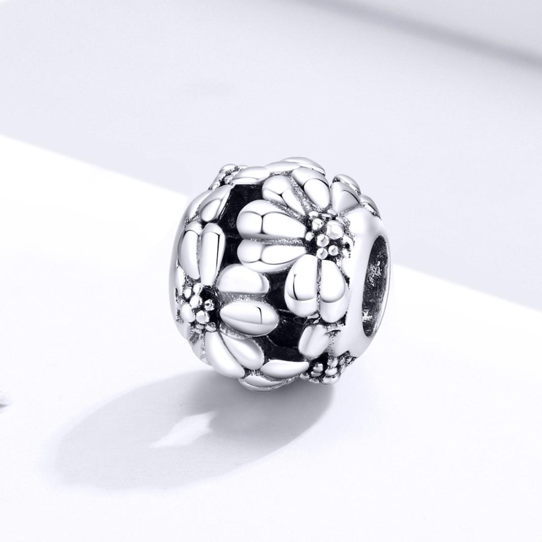 925 Sterling Silver Daisy Beads For Diy Bracelets & Necklaces 3
