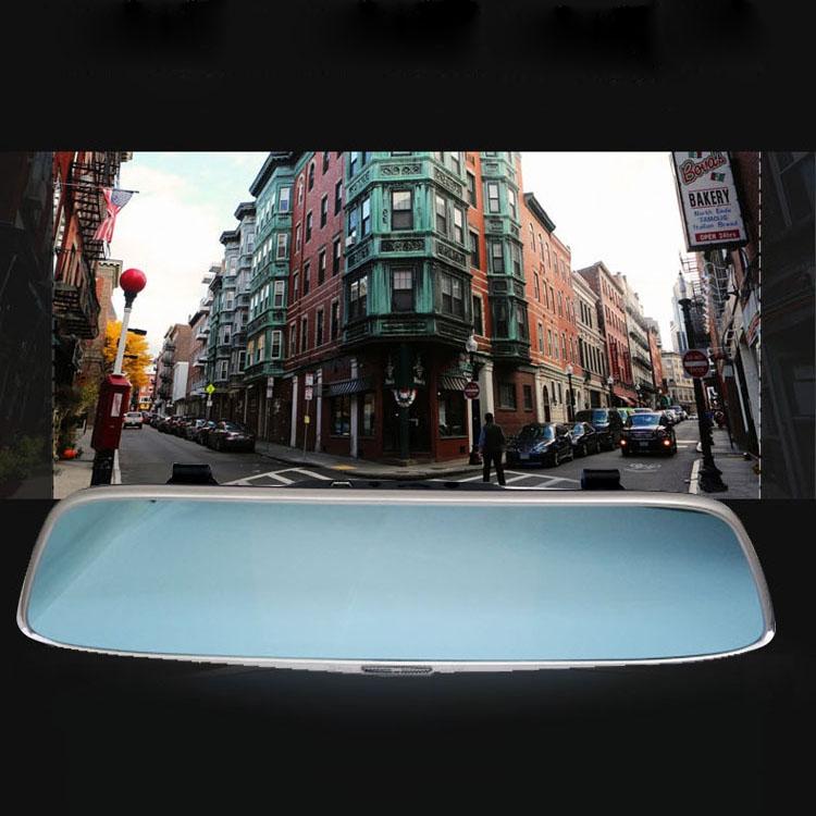 720p Dual Channel Car Black Box with 5 Ips Touch Screen Rear View Mirror 6