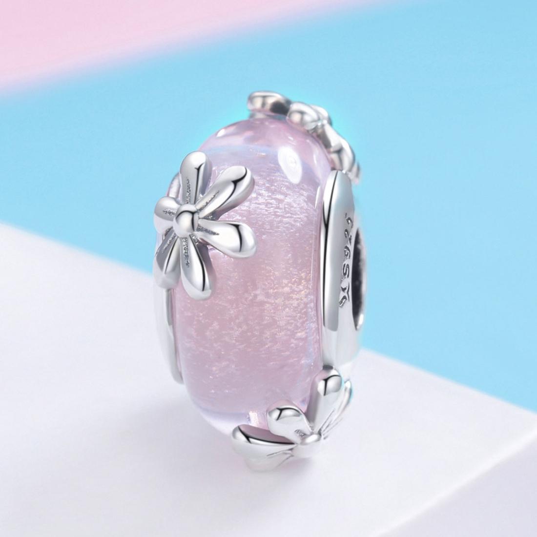 925 Sterling Silver Spring Flower Beads For Diy Bracelets & Necklaces 3