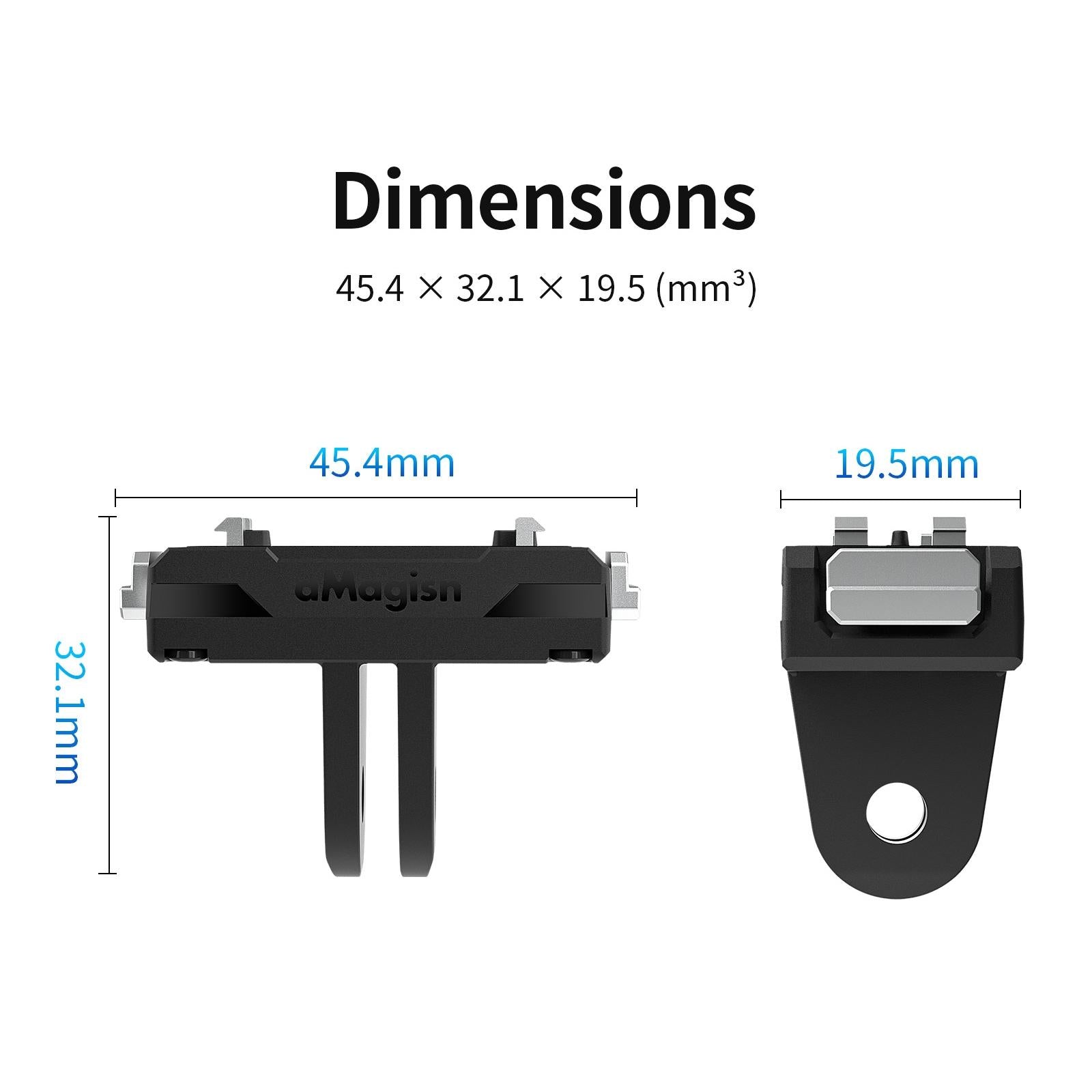 Amagisn Magnetic Quick Release for Insta360 Ace / Ace Pro Sports Camera 3